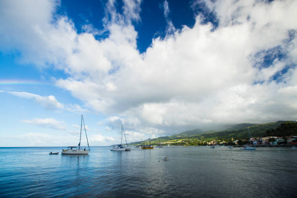 bay on Martinique, Carribean Sea