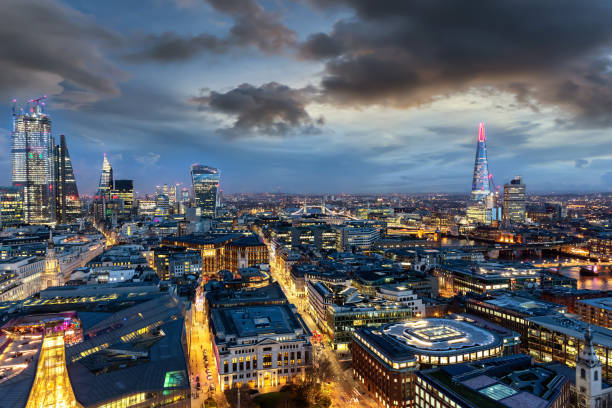 istock The illuminated skyline of London on evening time 1094064868