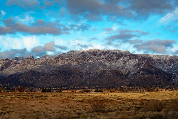 istock Sandia Mountains with Majestic Sky and Clouds 1094070494