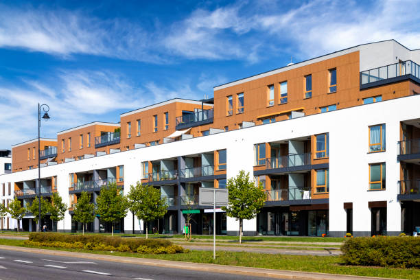 istock Modern apartment building architecture, Warsaw, Poland 1094075206