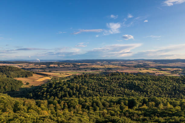 istock View of  rock formation Hohenstein in Germany 1094081388