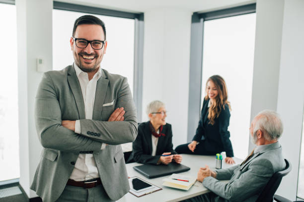 istock Business man at office 1094083290