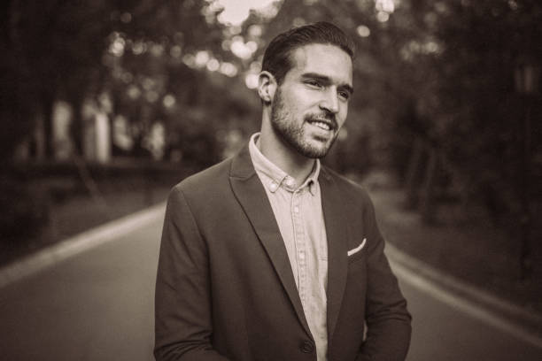 istock Stylish man in the park 1094086358