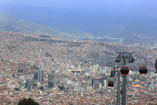istock Cable Car (Teleférico) public transport system in downtown La Paz, Bolivia. 1094090774