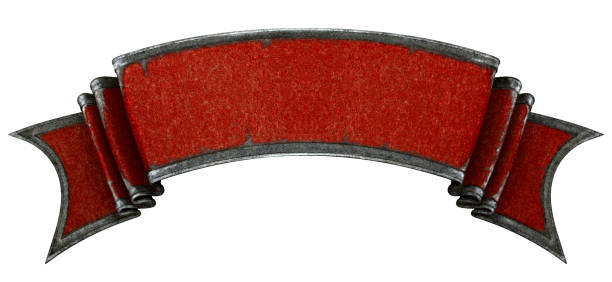 Metall rusty ribbon stock photo