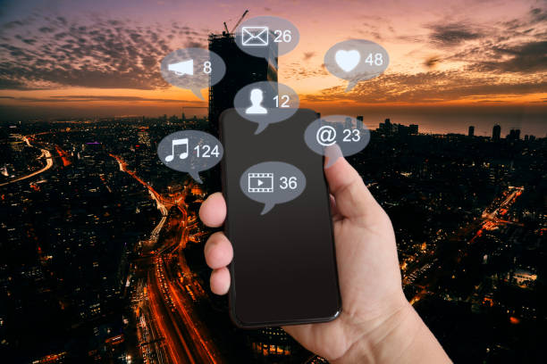 istock Social media icon computer network connection community people mobile phone app 1094102300