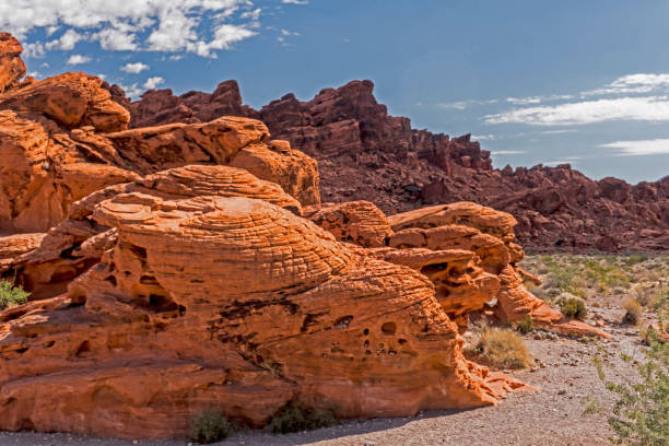 istock Scenic red rocks under blue skies in Red Rock Canyon. 1094113174