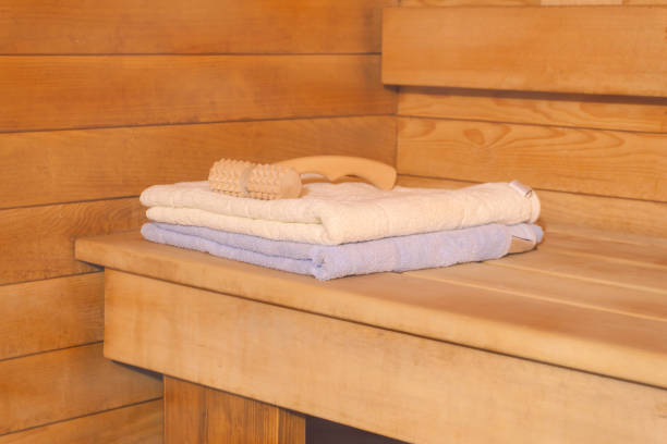 istock Interior of a modern Russian banya 1094113844