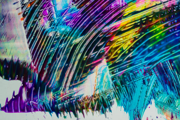 istock Abstract art colourful background. Hand-painted background.  - Image 1094117962