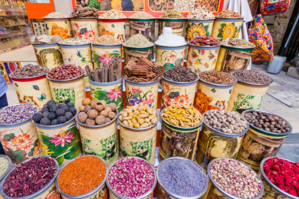 istock Dubai souks and its colours from goods 1094118494