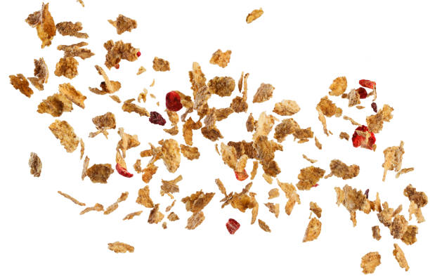 istock Sweet corn flakes and fruits explosion. 1094125004
