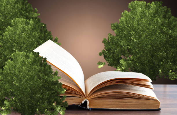 istock The concept of a book or a tree of knowledge with oak 1094135784