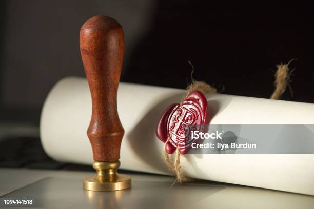 Last Will And Testament With Wooden Judge Gavel Document Is Stock Photo - Download Image Now