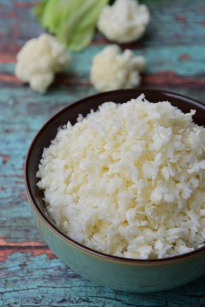 istock Cauliflower rice in a bowl, selective focus 1094144434