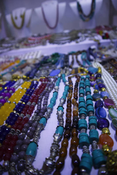 istock Collection of glass bead necklaces 1094152918