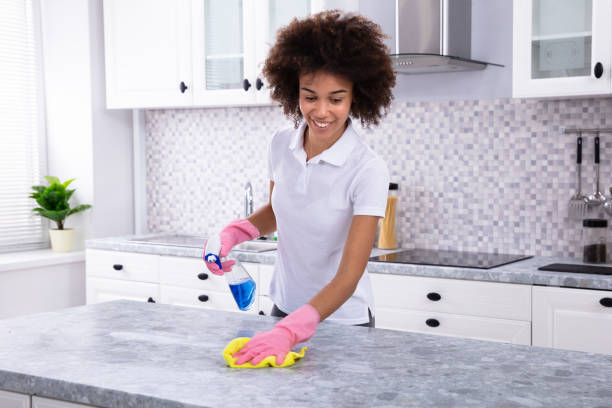 istock Woman Cleaning The Kitchen Counter 1094152946