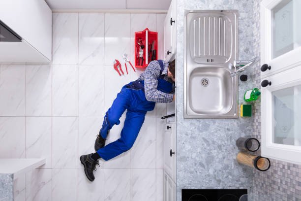 istock Plumber Repairing Sink Pipe 1094163972