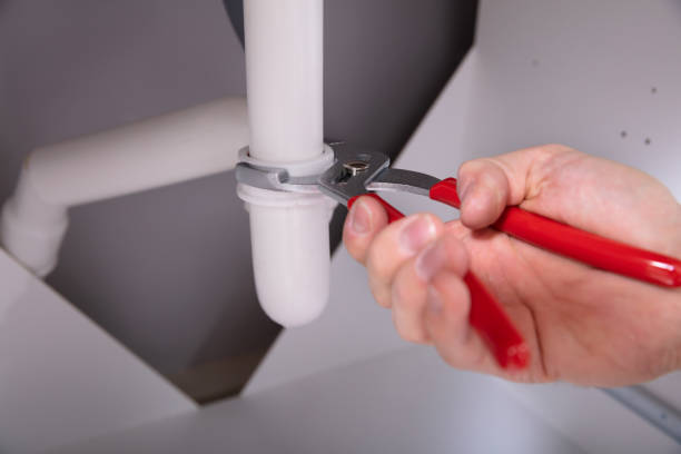 istock Plumber Repairing Sink Pipe 1094163976