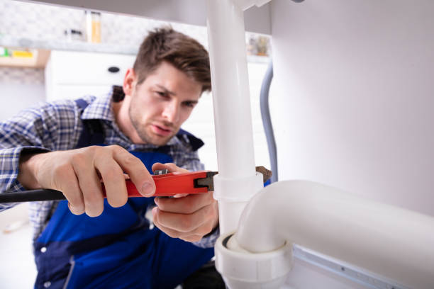 istock Plumber Repairing Sink Pipe 1094163982