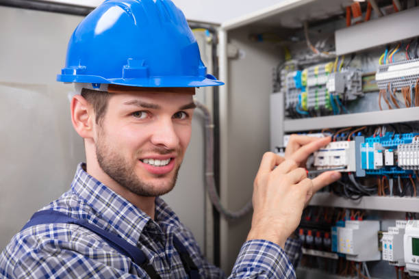 istock Technician Repairing Fuse Box With Screwdriver 1094164600
