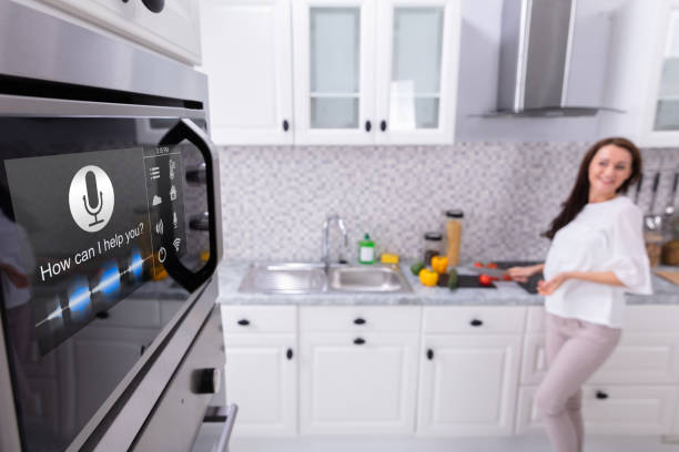 istock Close-up Of An Oven With Voice Recognition Function 1094170888