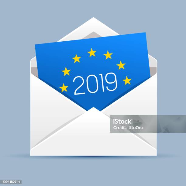 European Elections 2019 Stock Illustration - Download Image Now - European Union, France, Voting