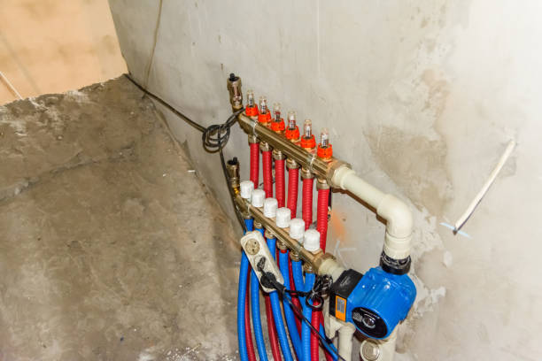 istock Details of central heating system in a boiler room 1094183226