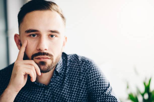 istock Caucasian thoughtful businessman in his office. 1094184504
