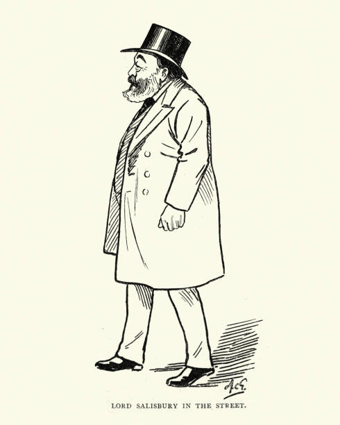 istock Lord Salisbury in the street, British Prime Minster 1094185758