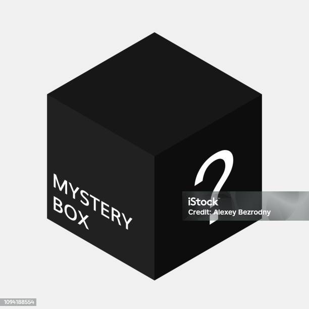 Mystery Box Icon Stock Illustration - Download Image Now - Box - Container, Mystery, Pandora