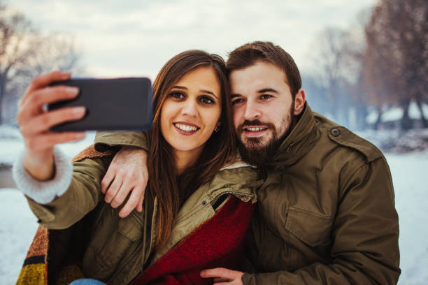 istock Couple walking outdoors in Winter 1094190610