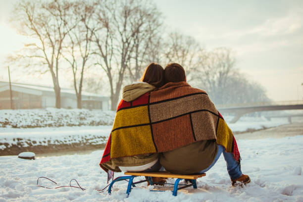 istock Couple walking outdoors in Winter 1094190776