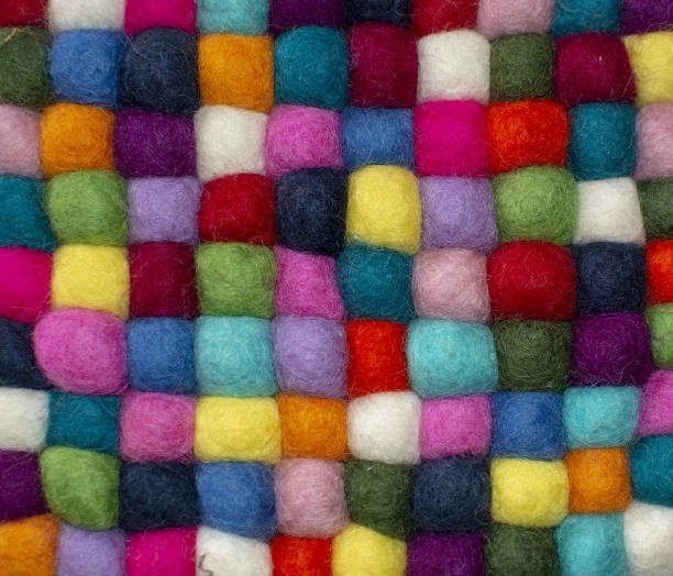 istock Colorful felted little balls full frame 1094204622