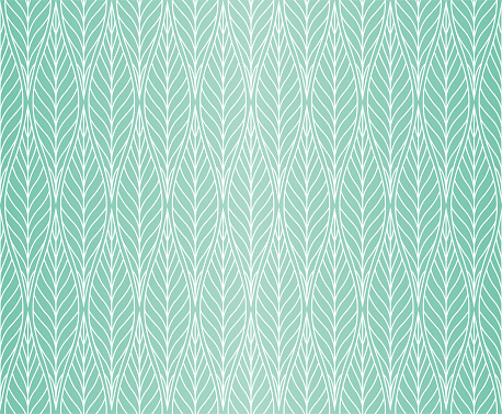 Geometric leaves vector seamless pattern. Abstract vector texture. Leaf background.