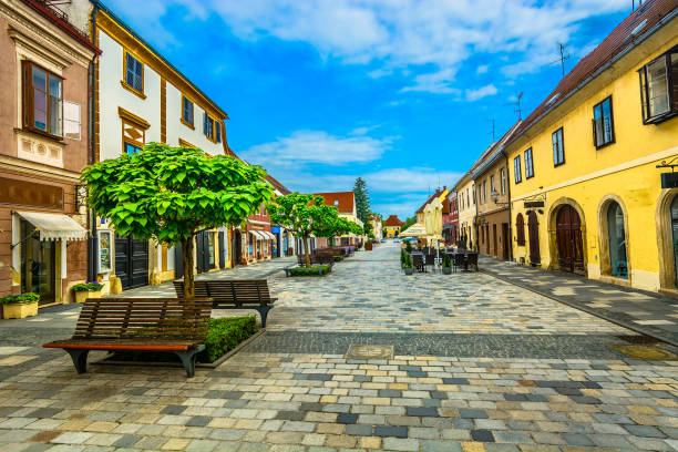 istock Varazdin city center street. 1094210962