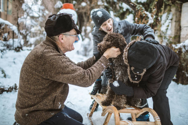 istock Winter with grandfather 1094211128