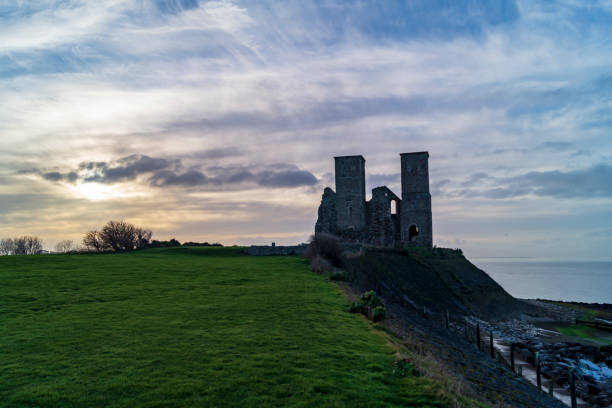 istock Ruined Church at Dusk 1094219720