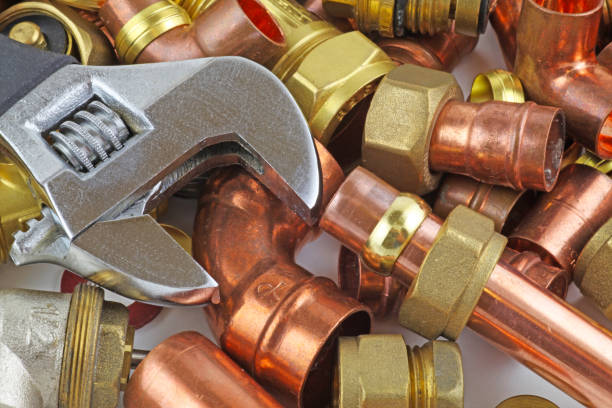 istock Plumber's pipes and fittings 1094221024