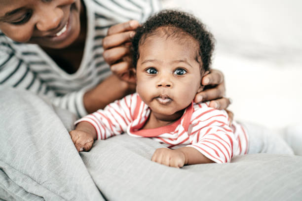 istock Mom and baby at home 1094223176