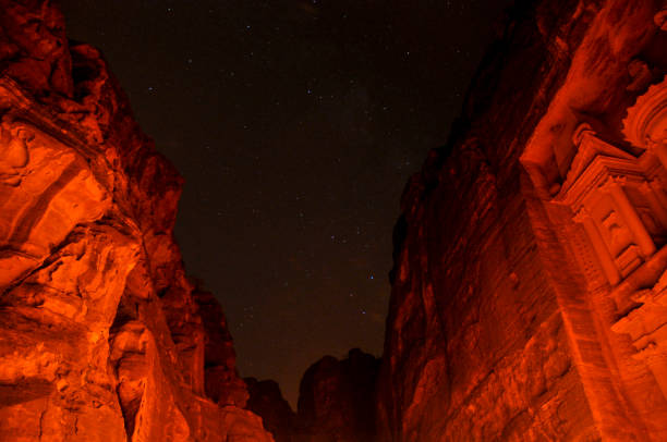 istock The Petra Treasury at Night 1094238124