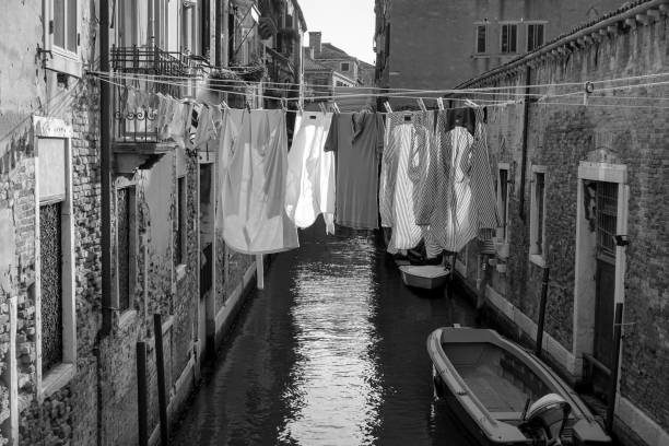 Clothesline Over Venice Canal