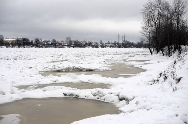 istock View of Neva River at winter. 1094256884