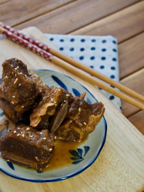 istock Korean food Braised Short Ribs, Beef rib steak 1094263156