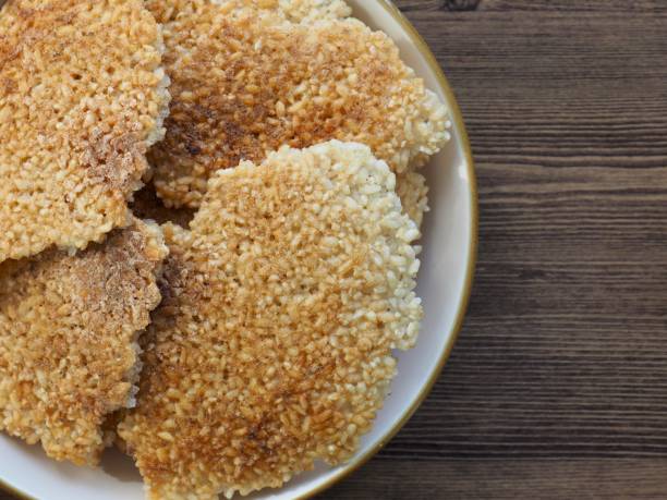 istock Korean food Nurungji, crispy rice crust 1094266702