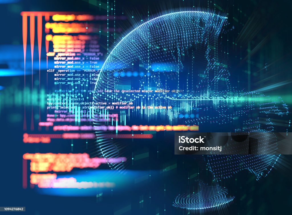 Programming Code Abstract Technology Background Of Software Developer ...