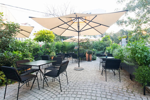 istock Garden restaurant in city center 1094276898