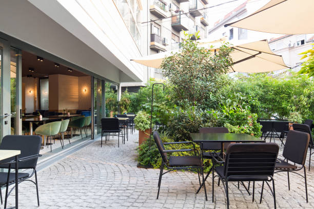 istock Garden restaurant in city center 1094276906