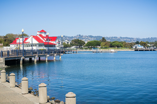 Richmond Marina bay waterfront, San Francisco bay, California