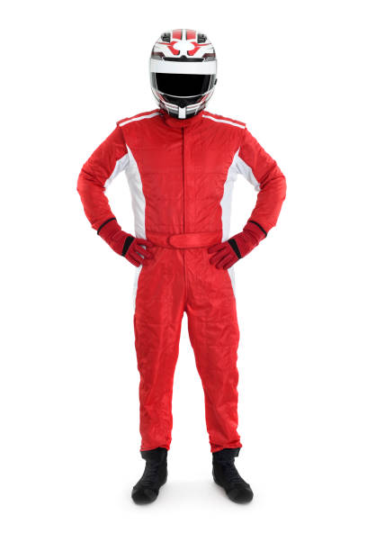 Race car driver Race car driver isolated on a white background race car driver stock pictures, royalty-free photos & images