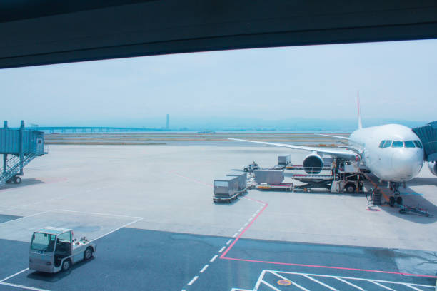 istock The plane is waiting to pick up passengers. 1094290536